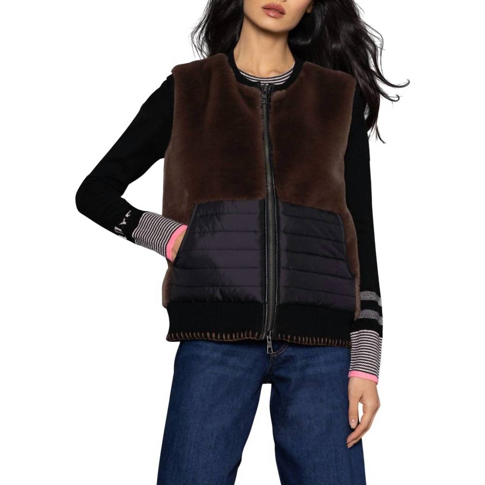 Lisa Todd Chocolate and Ebony Vest